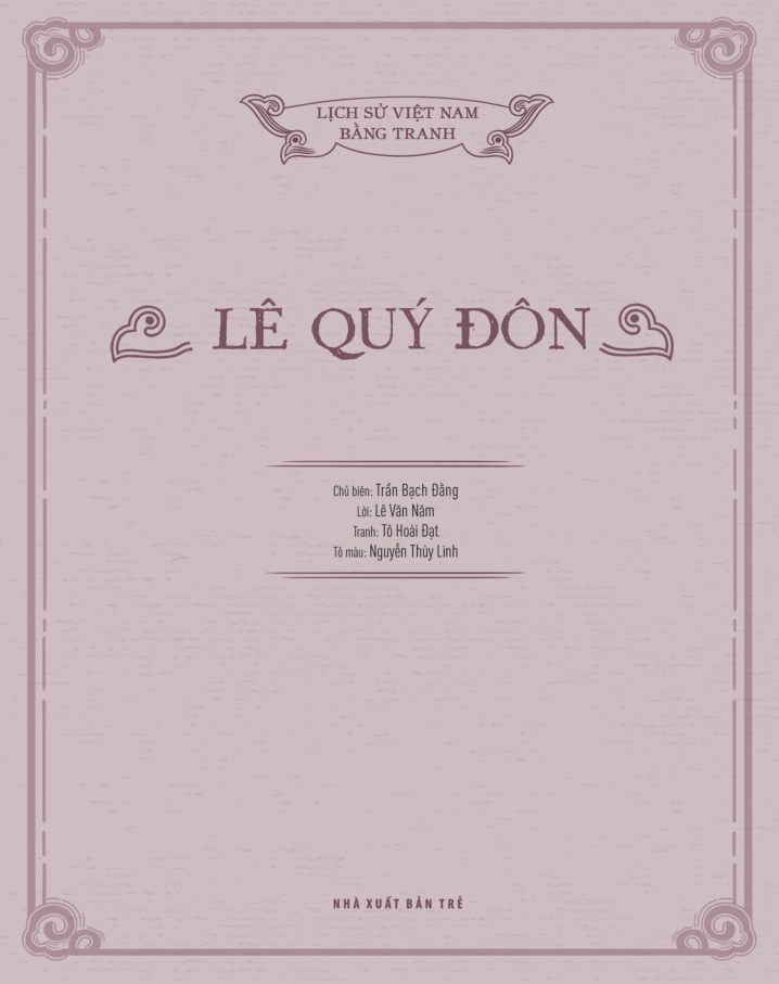 lịch sử việt nam bằng tranh - lê quý đôn (bản màu) (tái bản 2023)