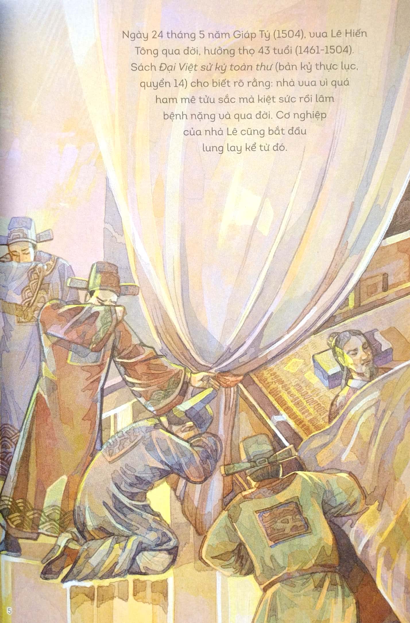 lịch sử việt nam bằng tranh - lê sơ sụp đổ (bản màu) (tái bản 2023)