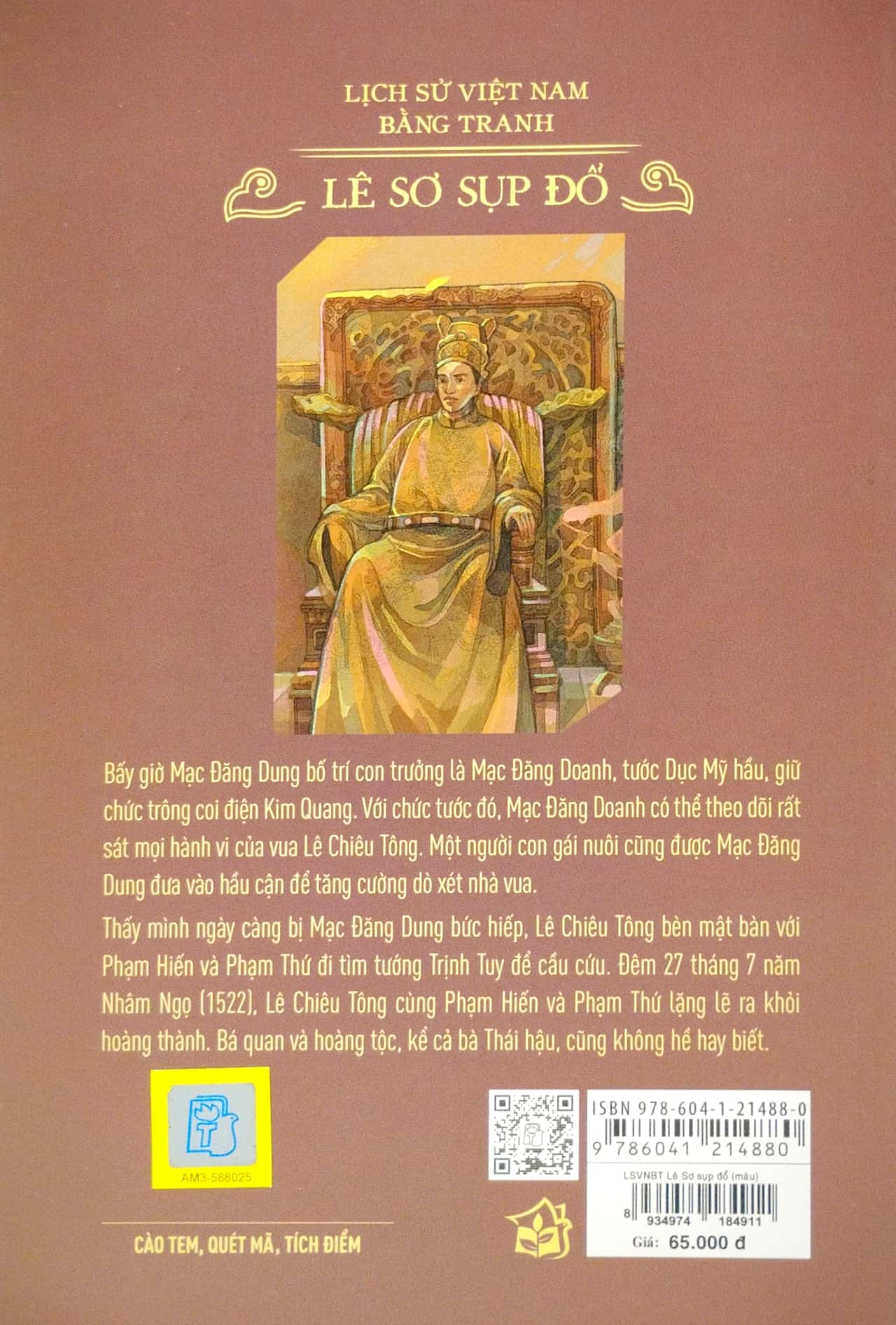 lịch sử việt nam bằng tranh - lê sơ sụp đổ (bản màu) (tái bản 2023)