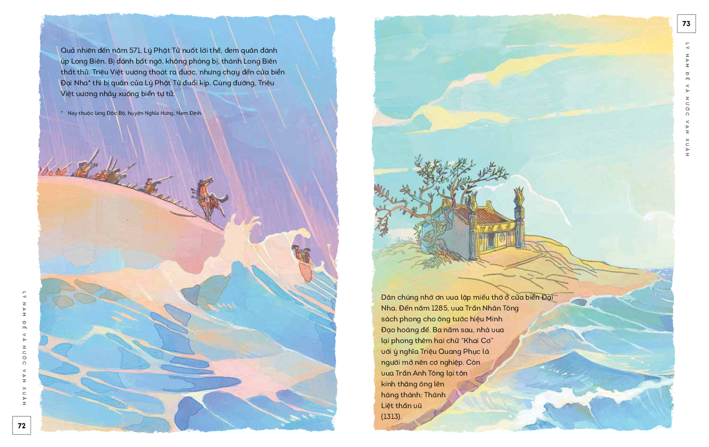 lịch sử việt nam bằng tranh - lý nam đế và nước vạn xuân - bản màu - bìa cứng