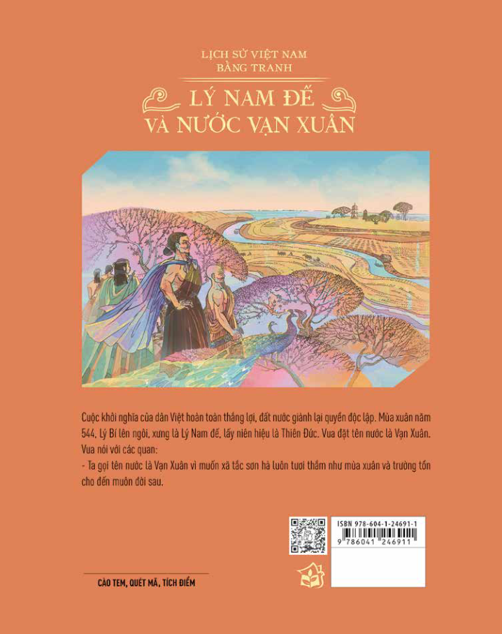 lịch sử việt nam bằng tranh - lý nam đế và nước vạn xuân - bản màu - bìa cứng