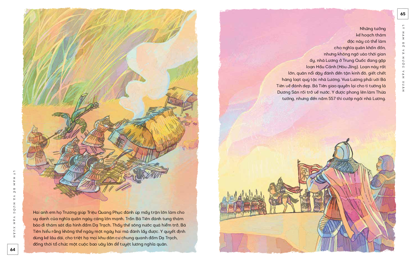 lịch sử việt nam bằng tranh - lý nam đế và nước vạn xuân - bản màu - bìa cứng