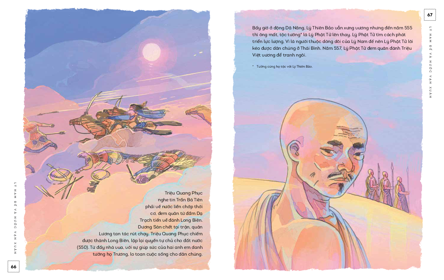lịch sử việt nam bằng tranh - lý nam đế và nước vạn xuân - bản màu - bìa cứng