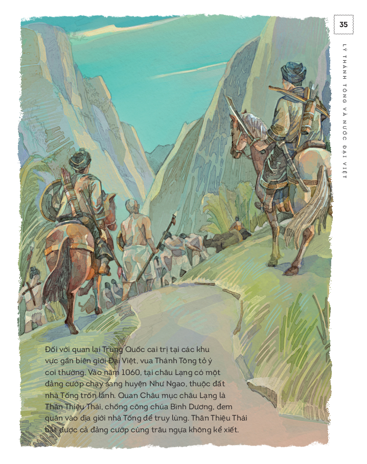 lịch sử việt nam bằng tranh: lý thánh tông và nước đại việt (bản màu)