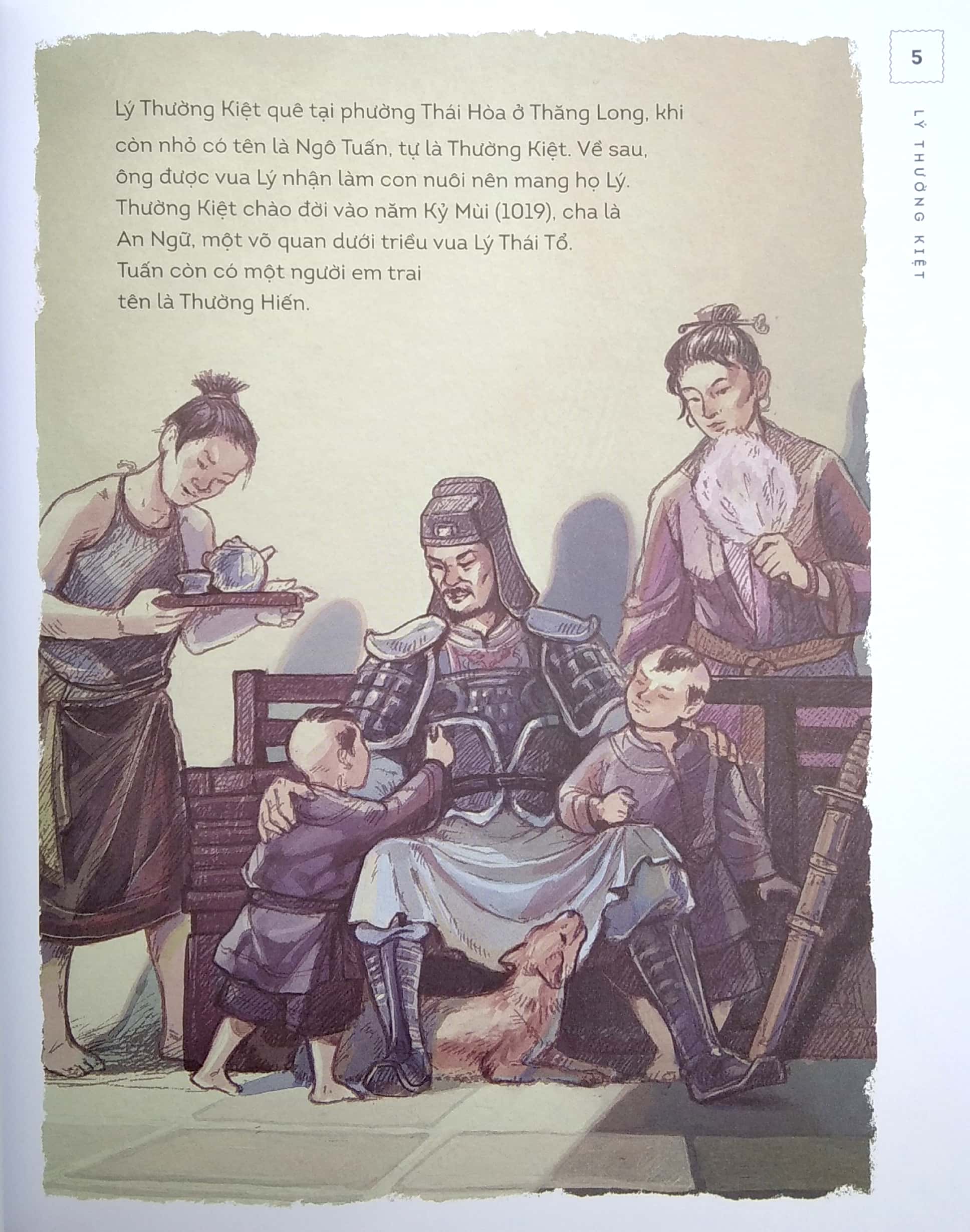 lịch sử việt nam bằng tranh - lý thường kiệt (bản màu)