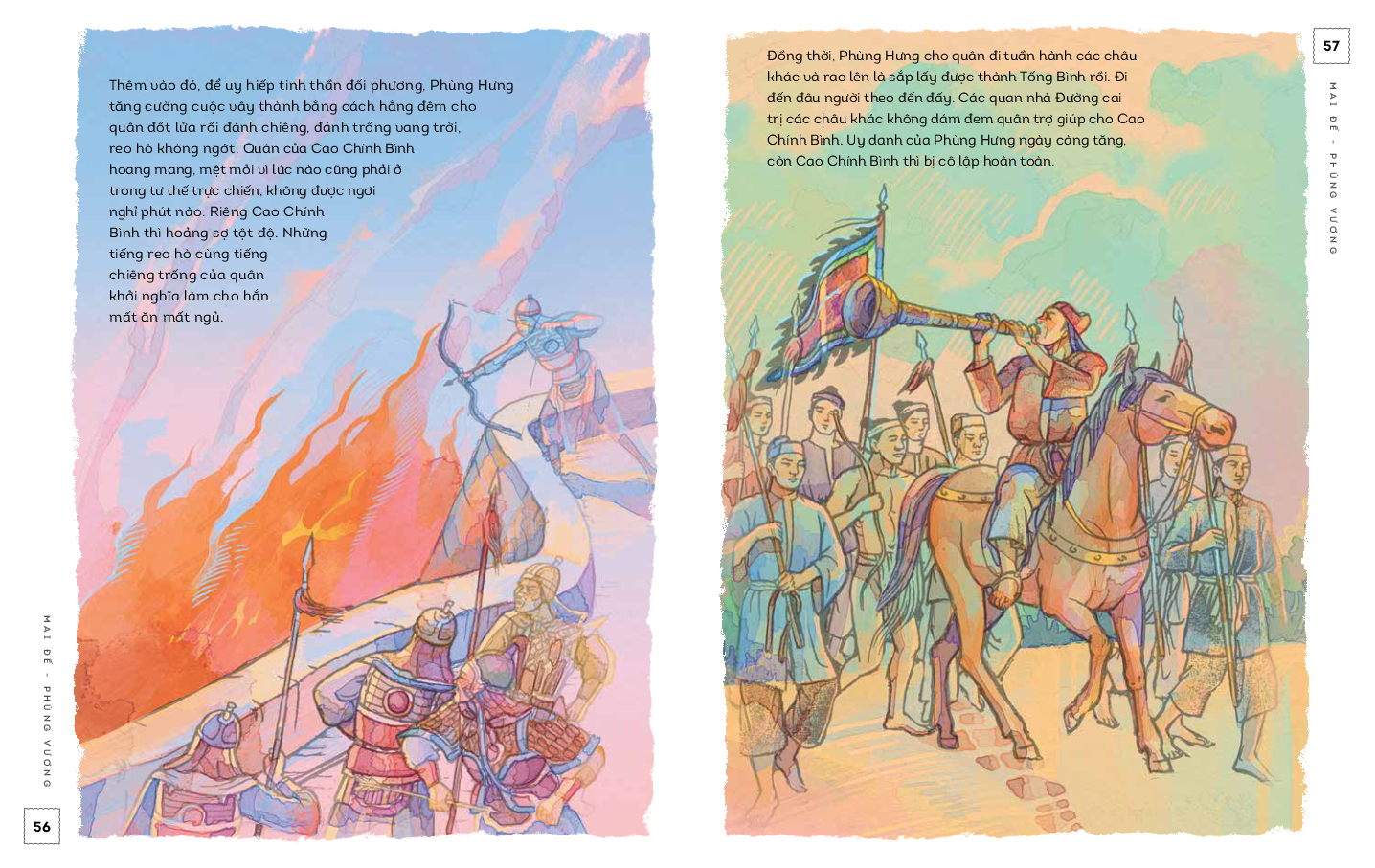 lịch sử việt nam bằng tranh - mai đế-phùng vương - bản màu