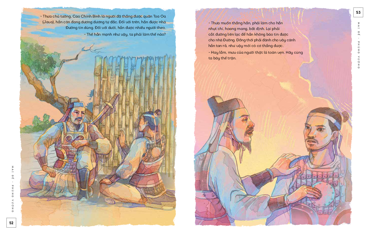 lịch sử việt nam bằng tranh - mai đế-phùng vương - bản màu - bìa cứng