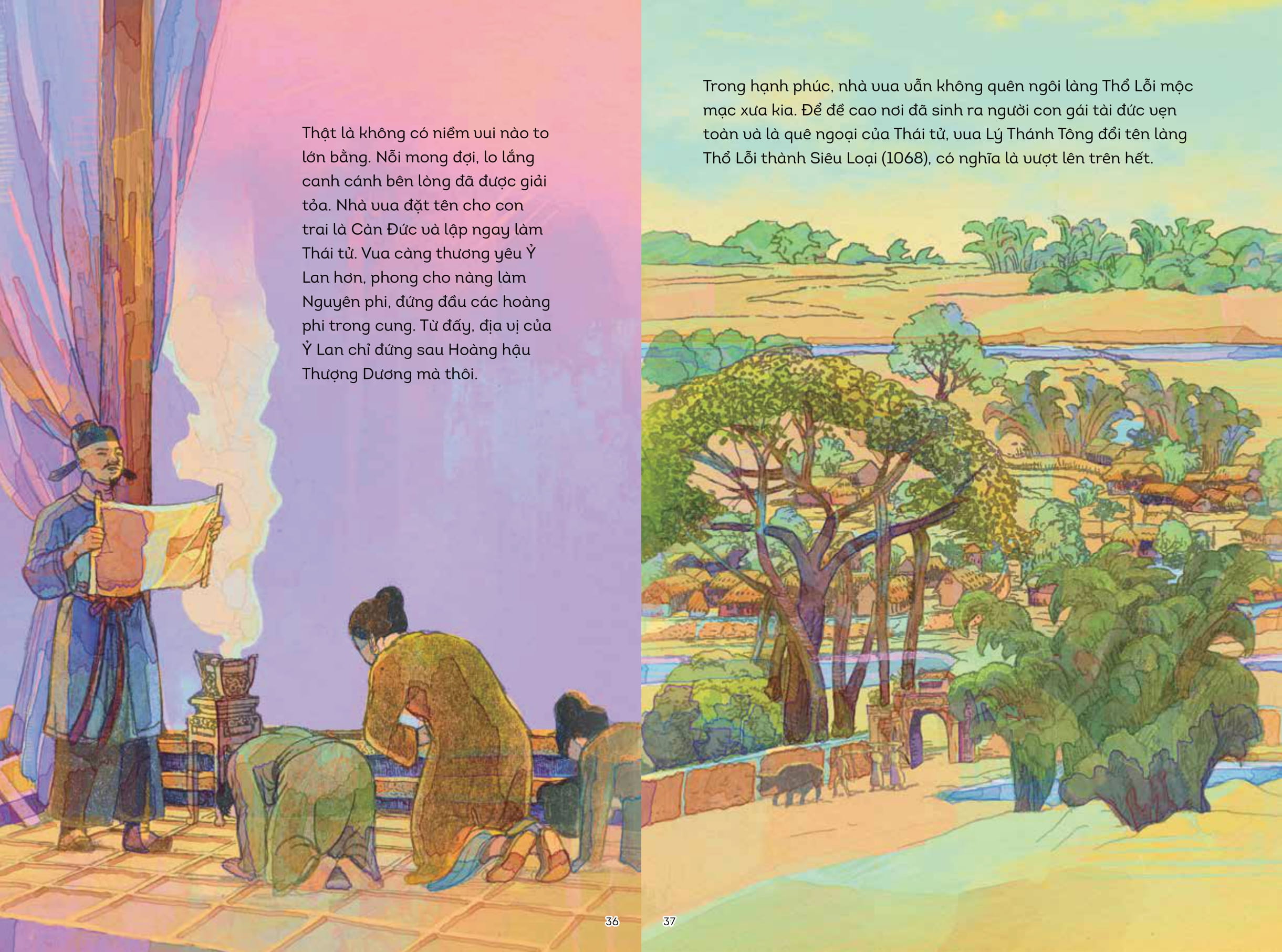 lịch sử việt nam bằng tranh - nguyên phi ỷ lan (bản màu)