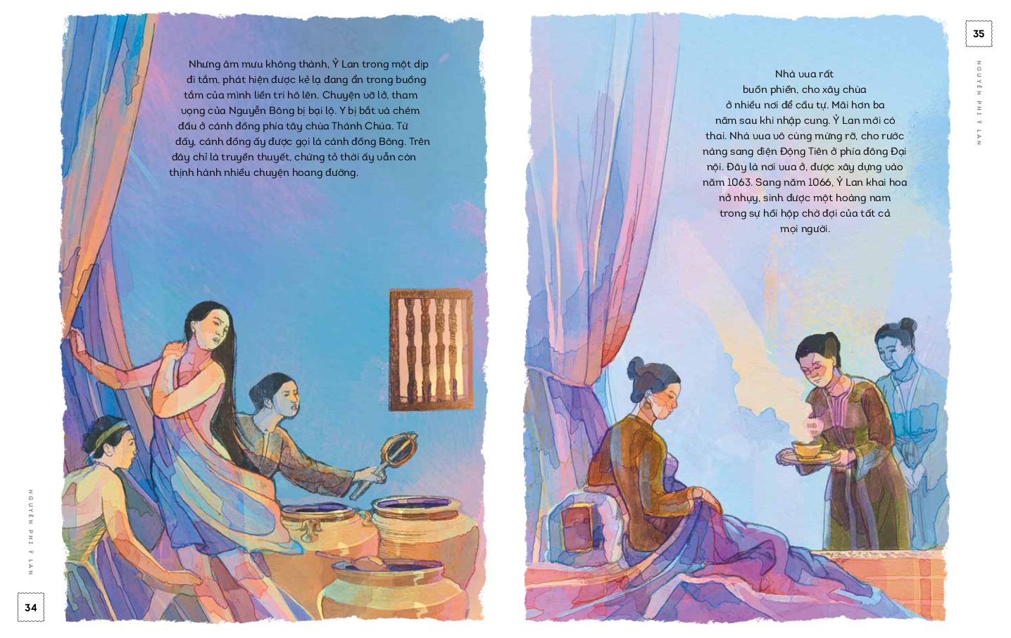 lịch sử việt nam bằng tranh - nguyên phi ỷ lan - bản màu - bìa cứng