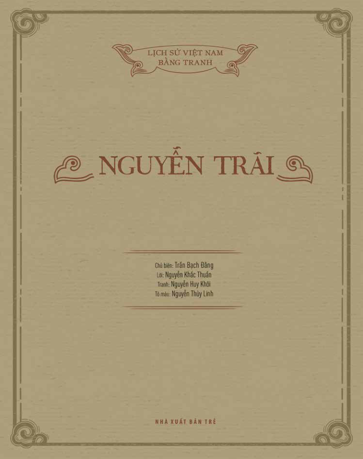 lịch sử việt nam bằng tranh - nguyễn trãi (bản màu) (tái bản 2023)