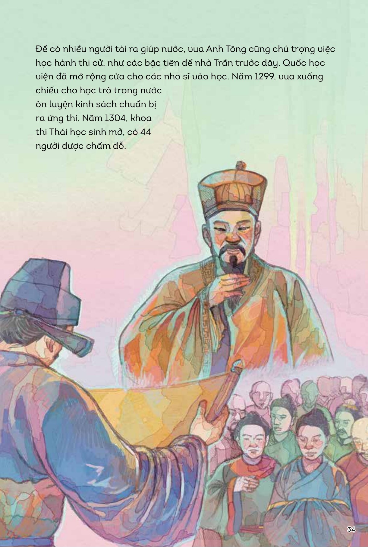 Lịch Sử Việt Nam Bằng Tranh - Nhà Trần Xây Dựng Đất Nước - Bản Màu