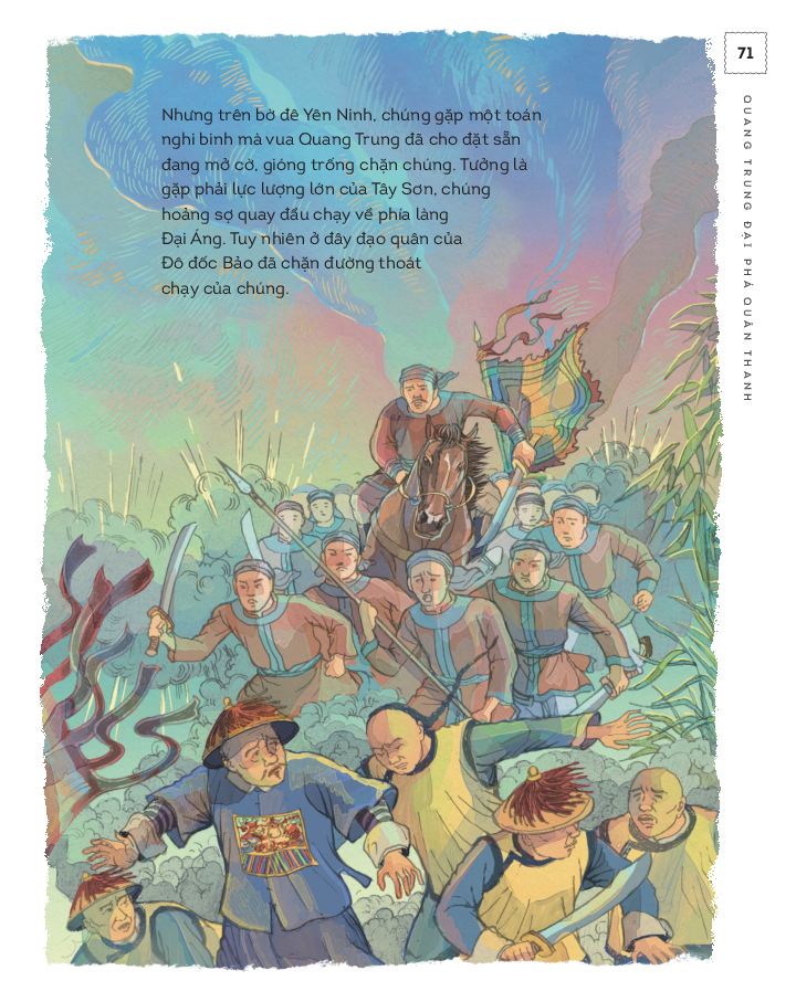 lịch sử việt nam bằng tranh - quang trung đại phá quân thanh - bản màu - bìa cứng