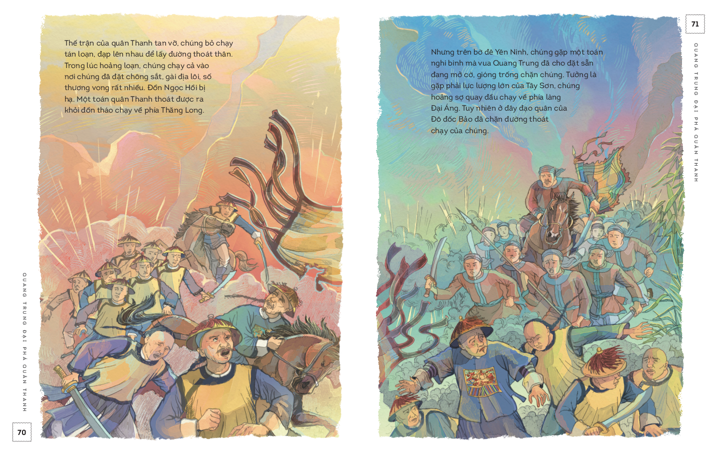 lịch sử việt nam bằng tranh - quang trung đại phá quân thanh - bản màu - bìa cứng