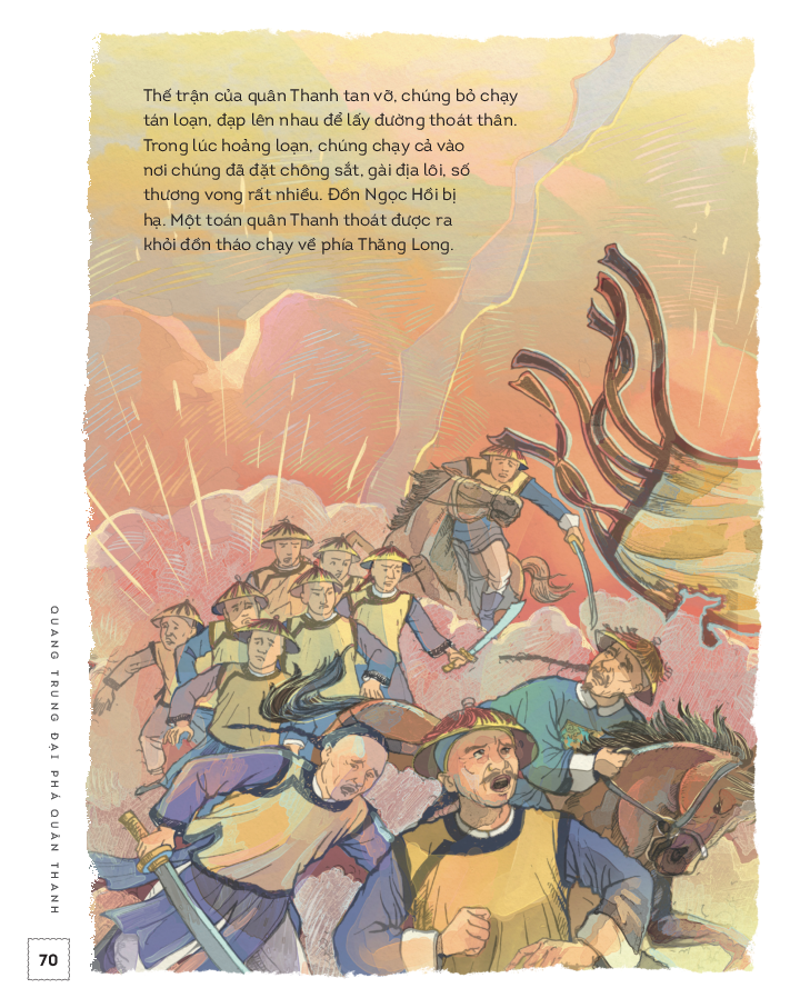 lịch sử việt nam bằng tranh - quang trung đại phá quân thanh - bản màu - bìa cứng