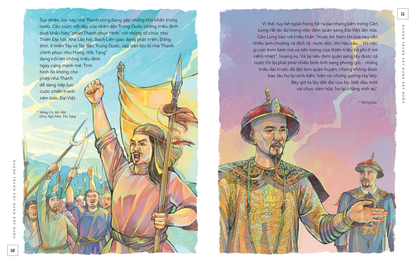 lịch sử việt nam bằng tranh - quang trung xây dựng đất nước - bản màu