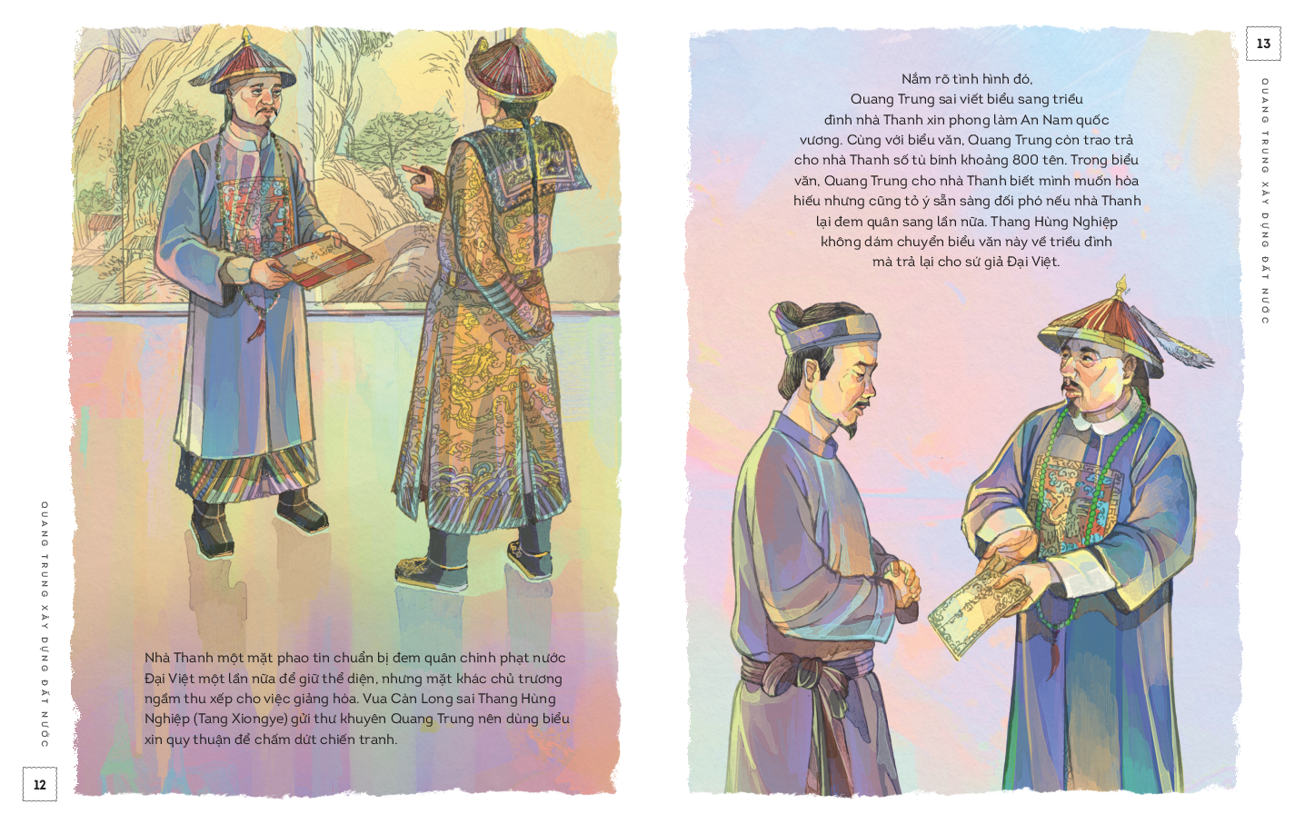 lịch sử việt nam bằng tranh - quang trung xây dựng đất nước - bản màu