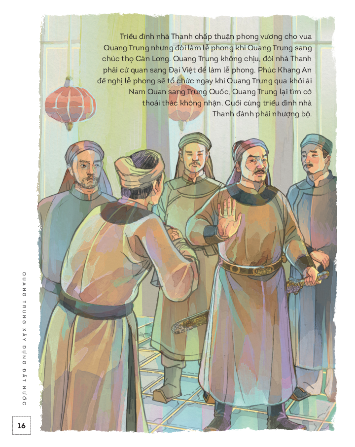 lịch sử việt nam bằng tranh - quang trung xây dựng đất nước - bản màu - bìa cứng