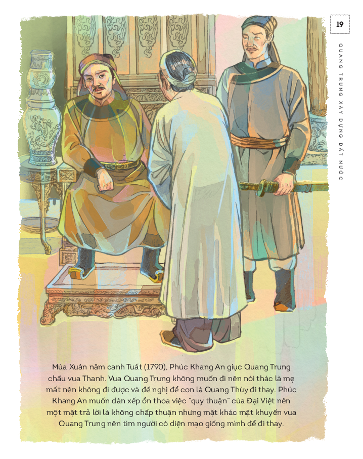 lịch sử việt nam bằng tranh - quang trung xây dựng đất nước - bản màu - bìa cứng