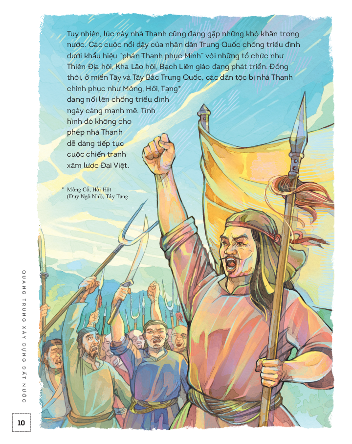 lịch sử việt nam bằng tranh - quang trung xây dựng đất nước - bản màu - bìa cứng