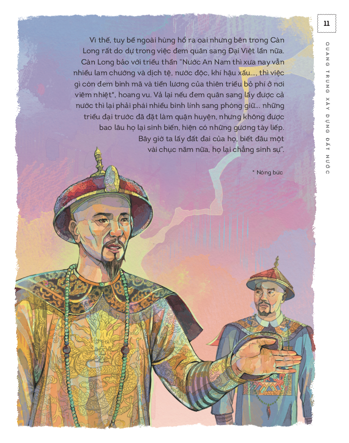 lịch sử việt nam bằng tranh - quang trung xây dựng đất nước - bản màu - bìa cứng