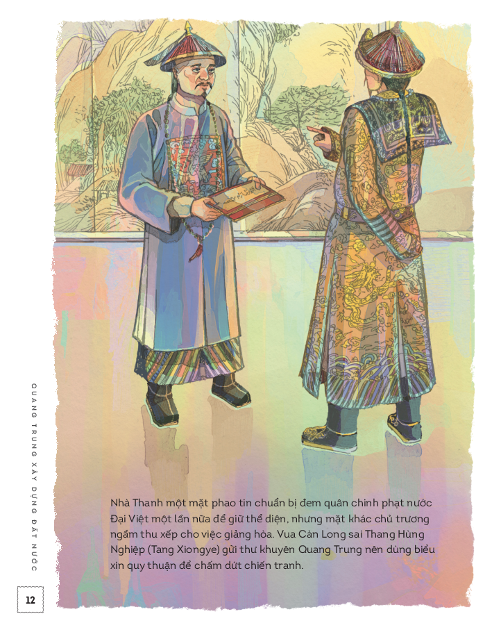 lịch sử việt nam bằng tranh - quang trung xây dựng đất nước - bản màu - bìa cứng