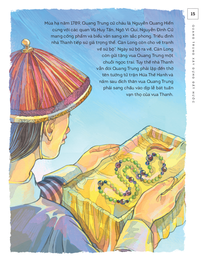 lịch sử việt nam bằng tranh - quang trung xây dựng đất nước - bản màu - bìa cứng