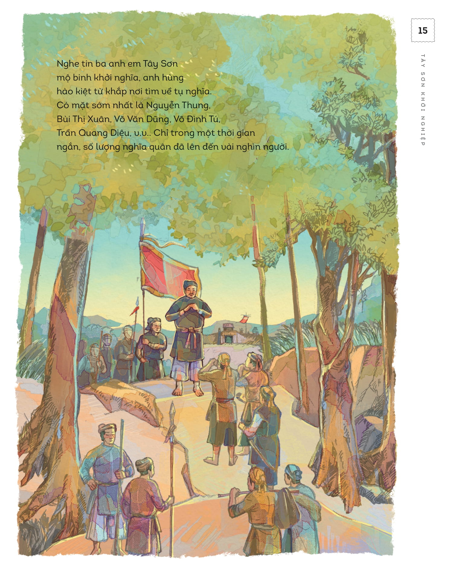 Lich Su Viet Nam Bang Tranh - Tay Son Khoi Nghiep - Ban Mau - Bia Cung