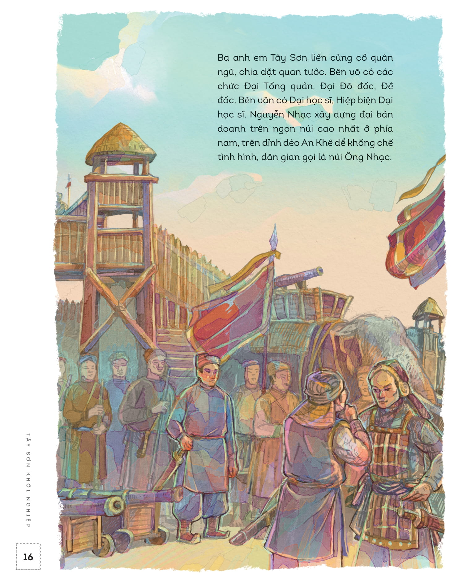 Lich Su Viet Nam Bang Tranh - Tay Son Khoi Nghiep - Ban Mau - Bia Cung