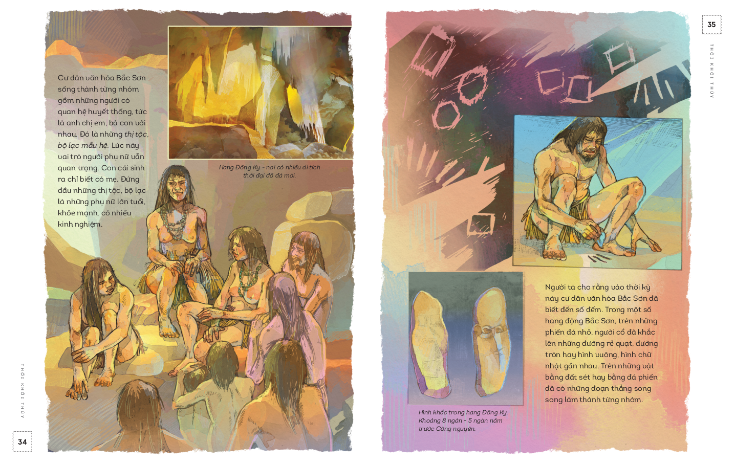 lịch sử việt nam bằng tranh - thời khởi thủy - bản màu - bìa cứng
