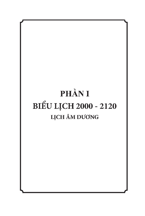lịch vạn niên 2000-2120