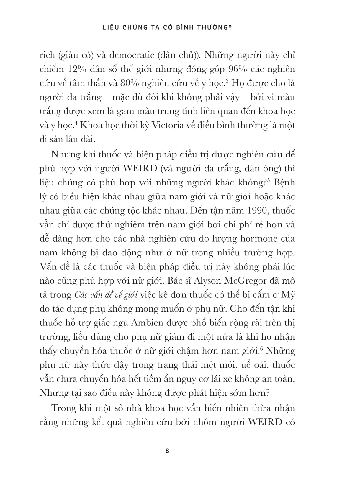 liệu chúng ta có bình thường?