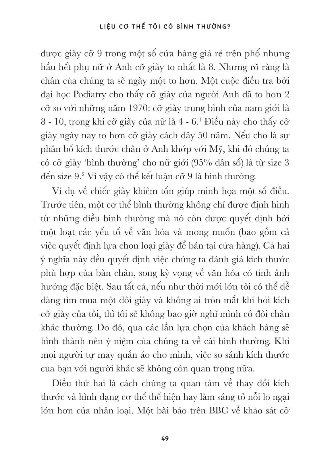 liệu chúng ta có bình thường?