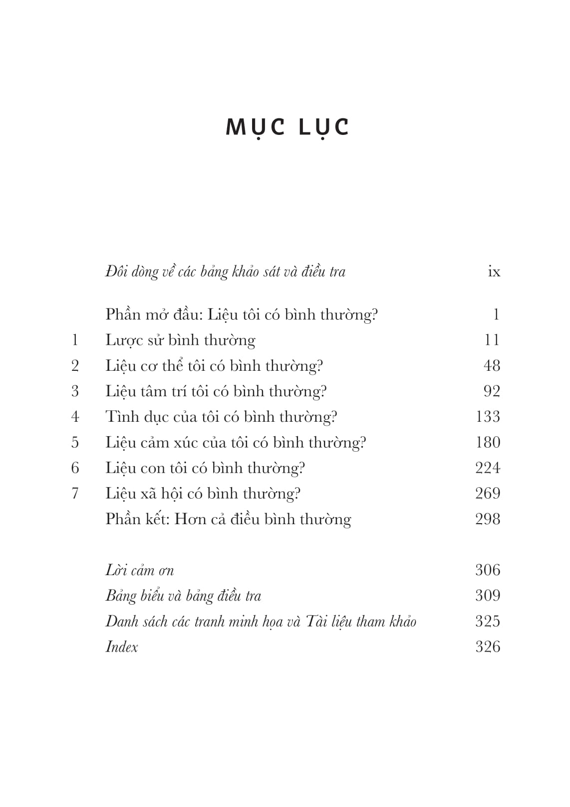 liệu chúng ta có bình thường?