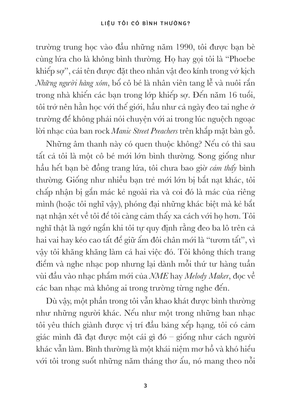 liệu chúng ta có bình thường?