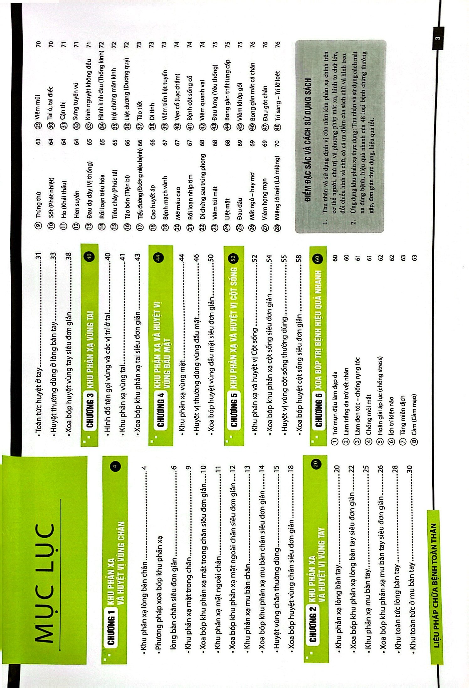 liệu pháp chữa bệnh toàn thân - khu phản xạ