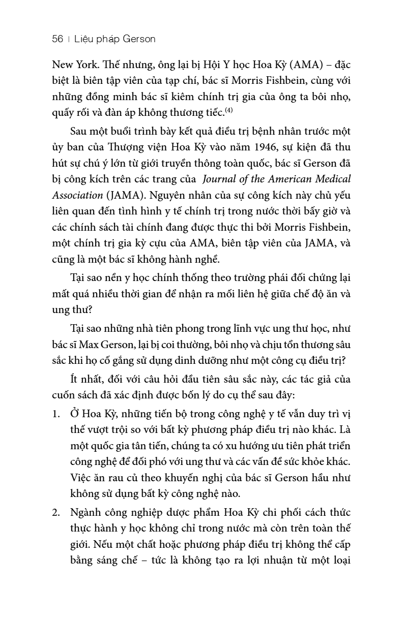 Lieu Phap Gerson - Chuong Trinh Dinh Duong Danh Cho Benh Nhan Ung Thu Va Cac Can Benh Khac