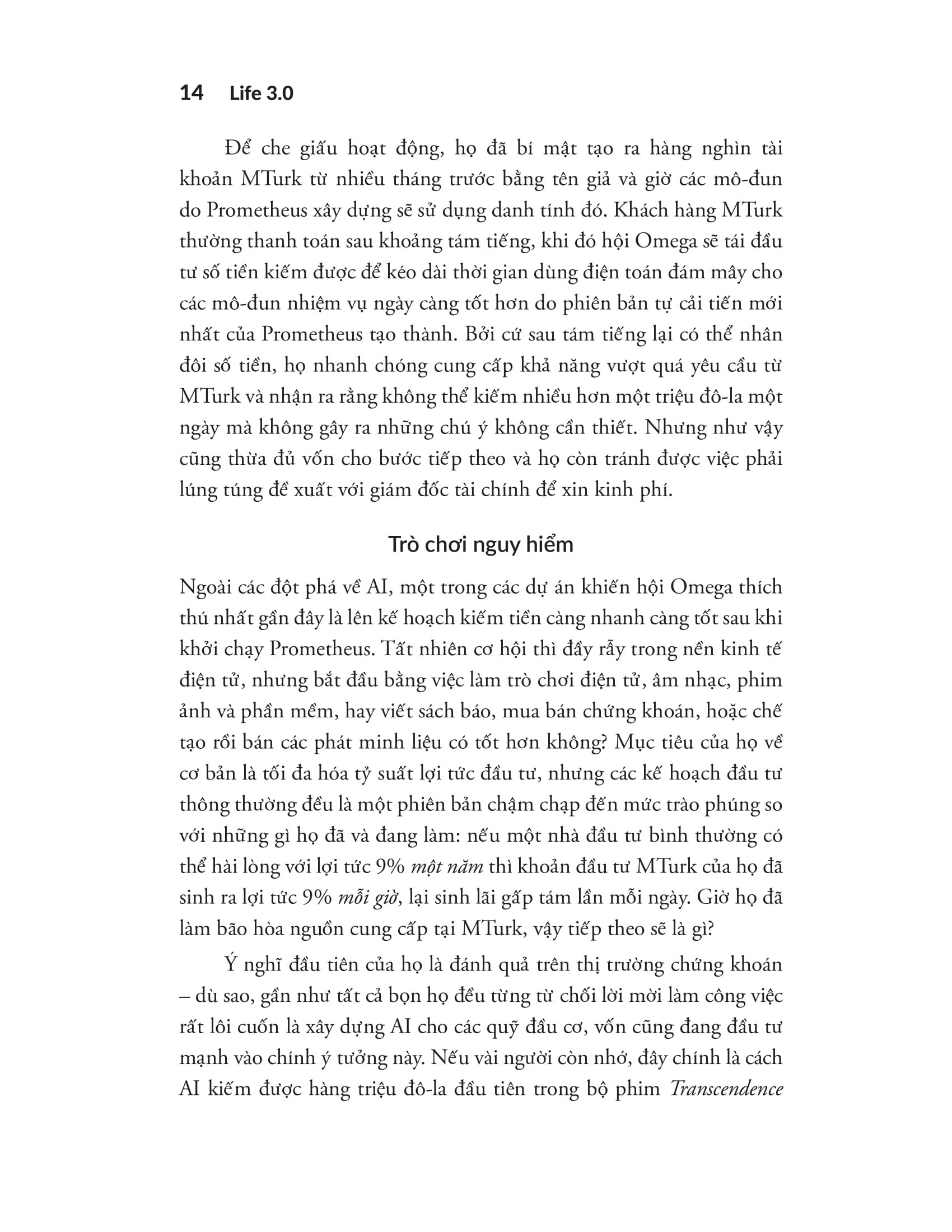 life 3.0 - loài người trong kỷ nguyên trí tuệ nhân tạo