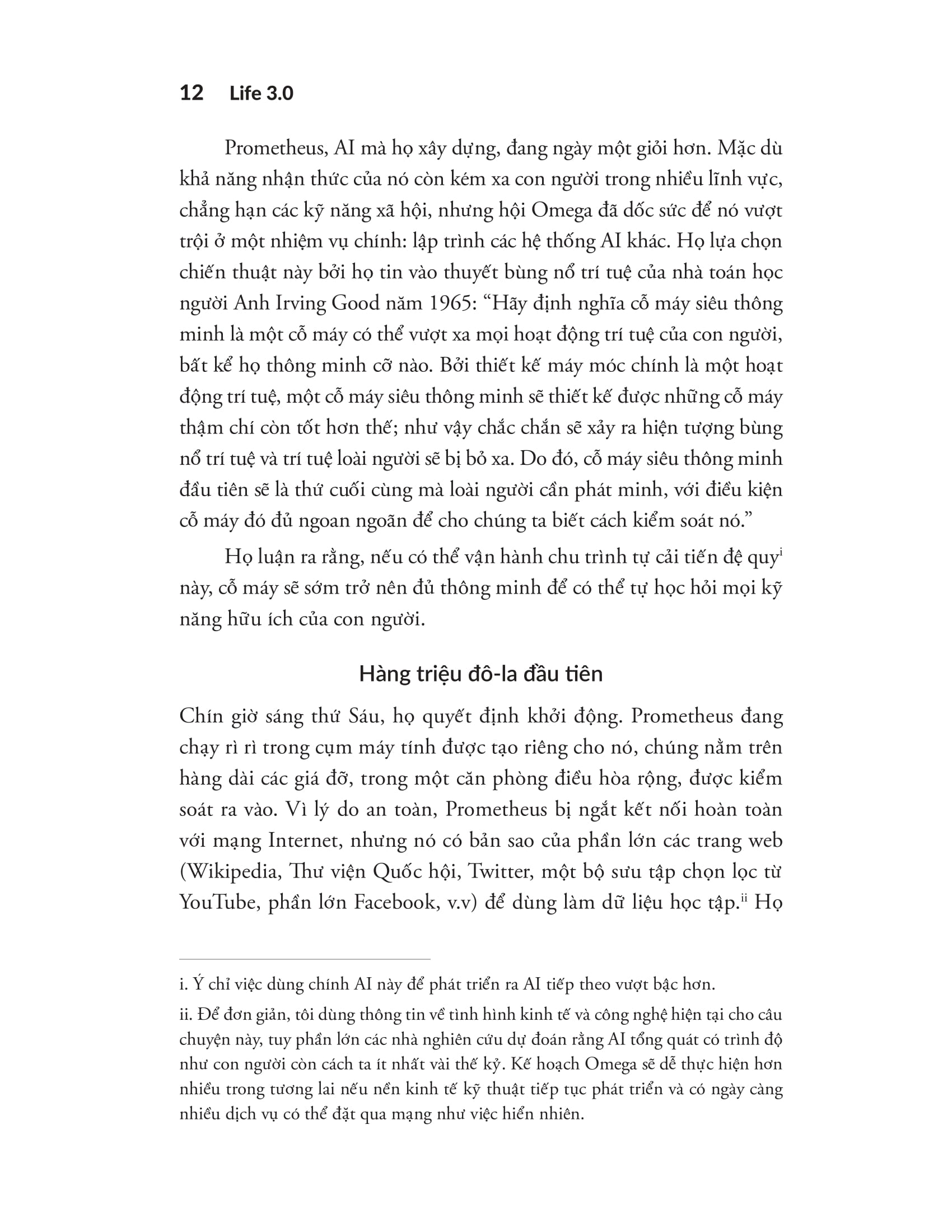 life 3.0 - loài người trong kỷ nguyên trí tuệ nhân tạo