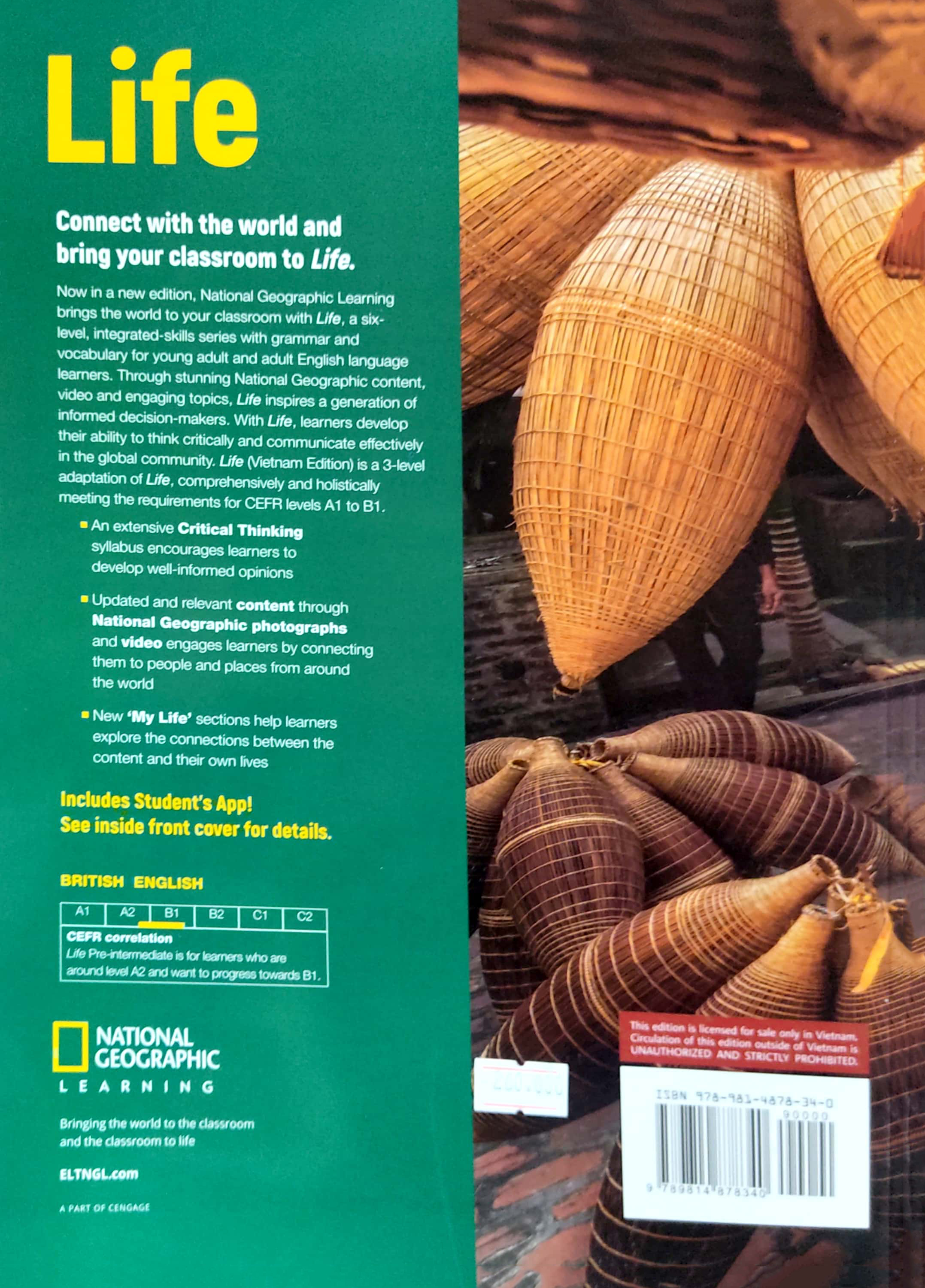 life bre a2-b1: student book with web app code and online workbook 2nd edition