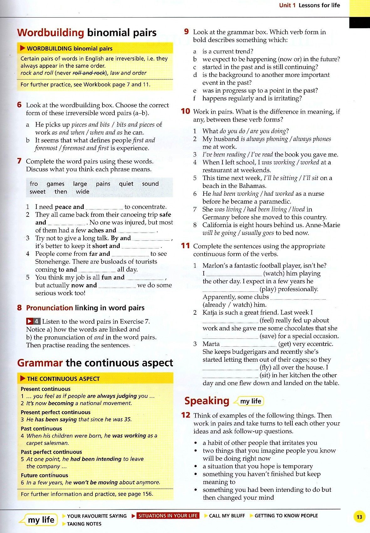 life bre advanced student's book with app code + my life online resource pack