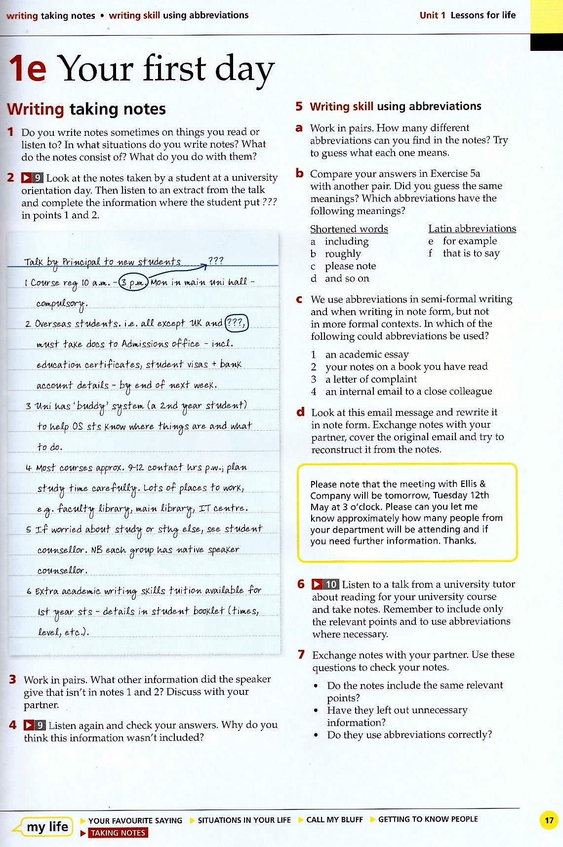 life bre advanced student's book with app code + my life online resource pack