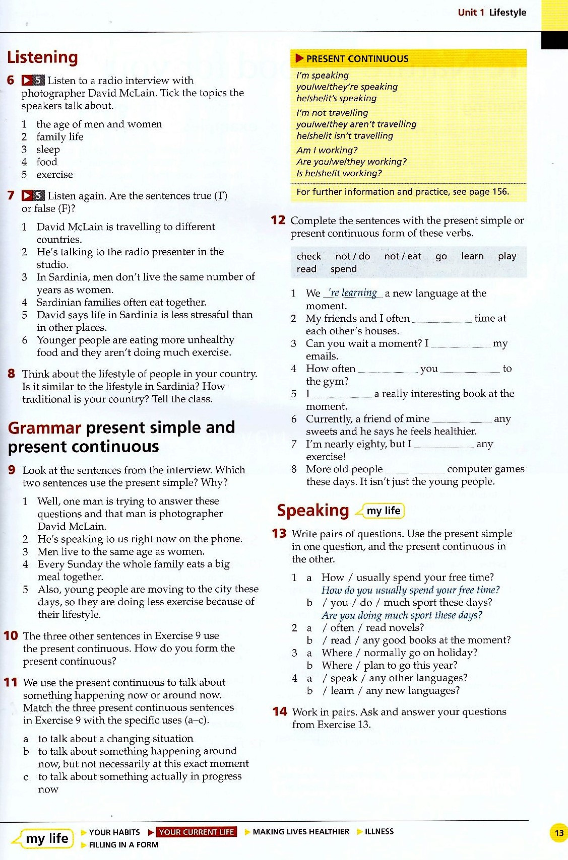 life bre pre-intermediate student's book with app code + my life online resource pack