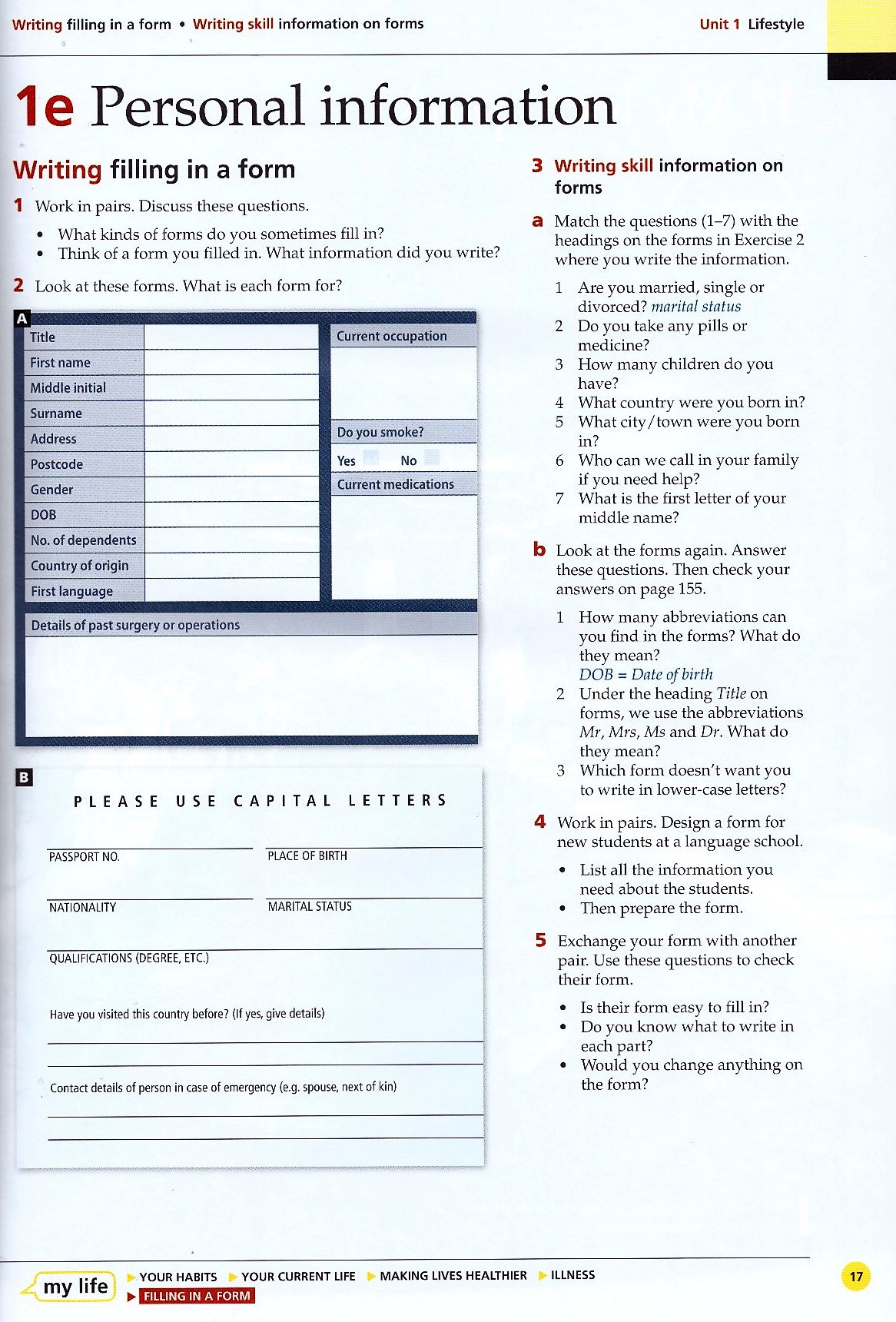 life bre pre-intermediate student's book with app code + my life online resource pack