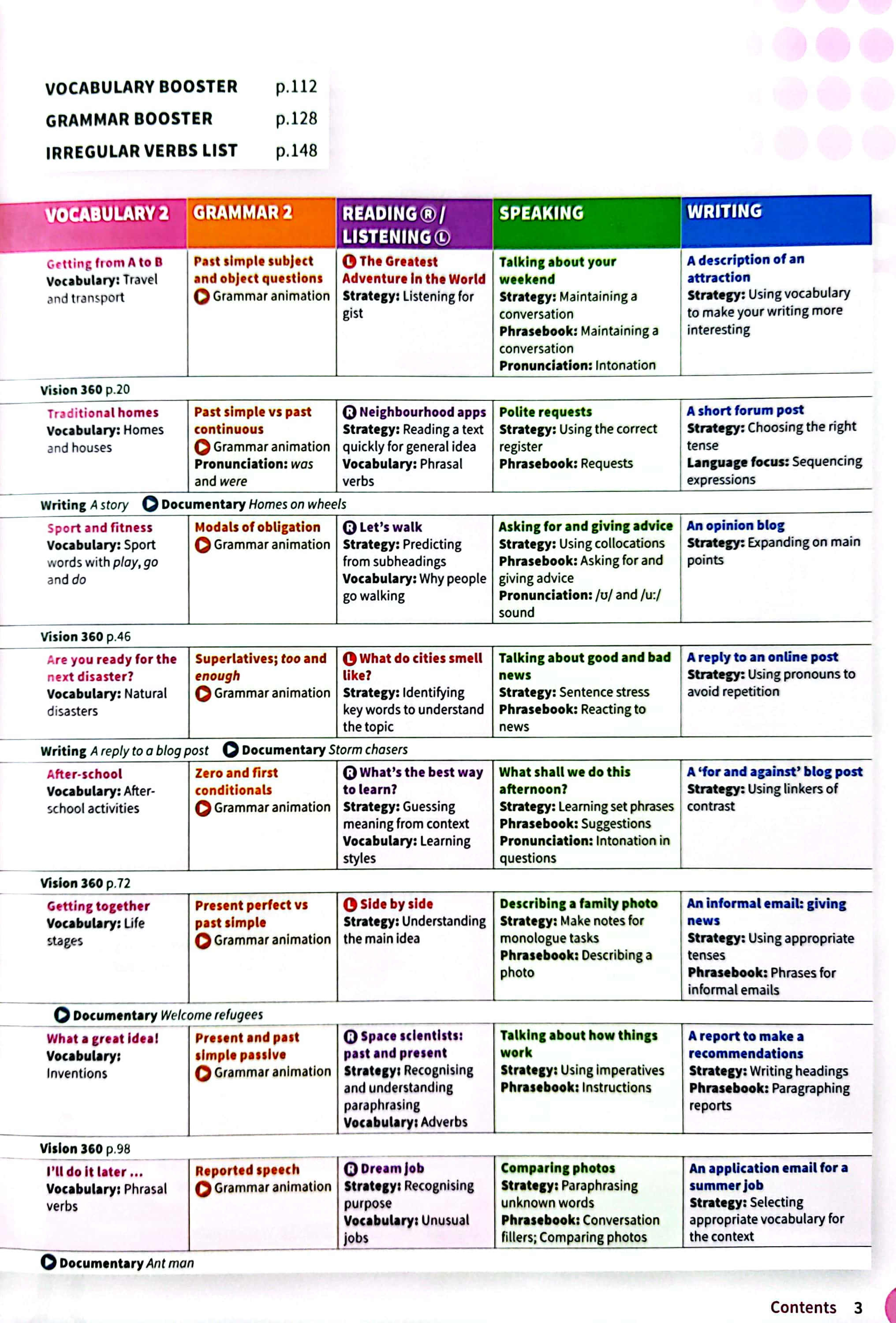 life vision student book with online practice a2/b1 pre-intermediate