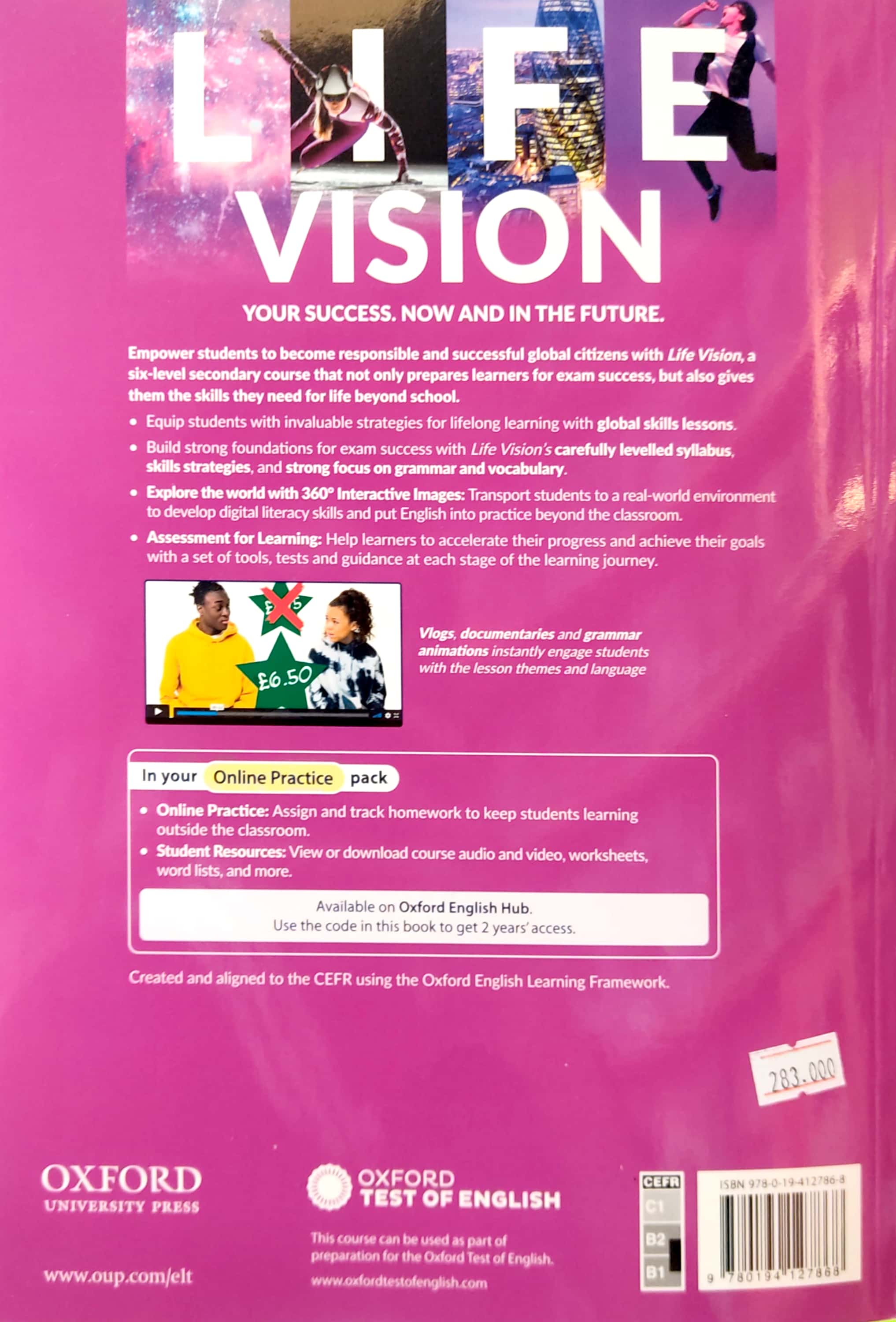 life vision student book with online practice b1+ intermediate plus