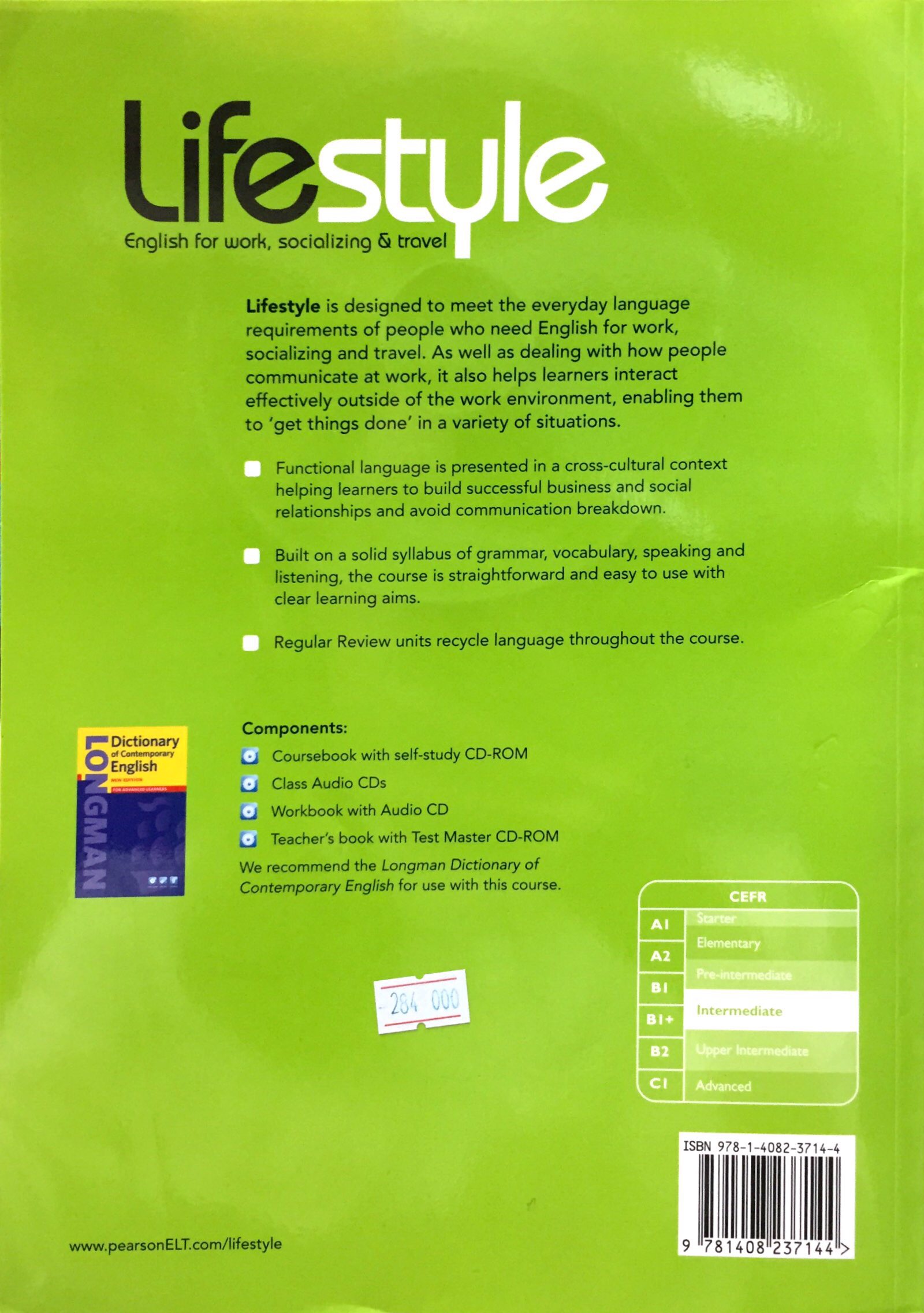 lifestyle intermediate course book and cd-rom pack