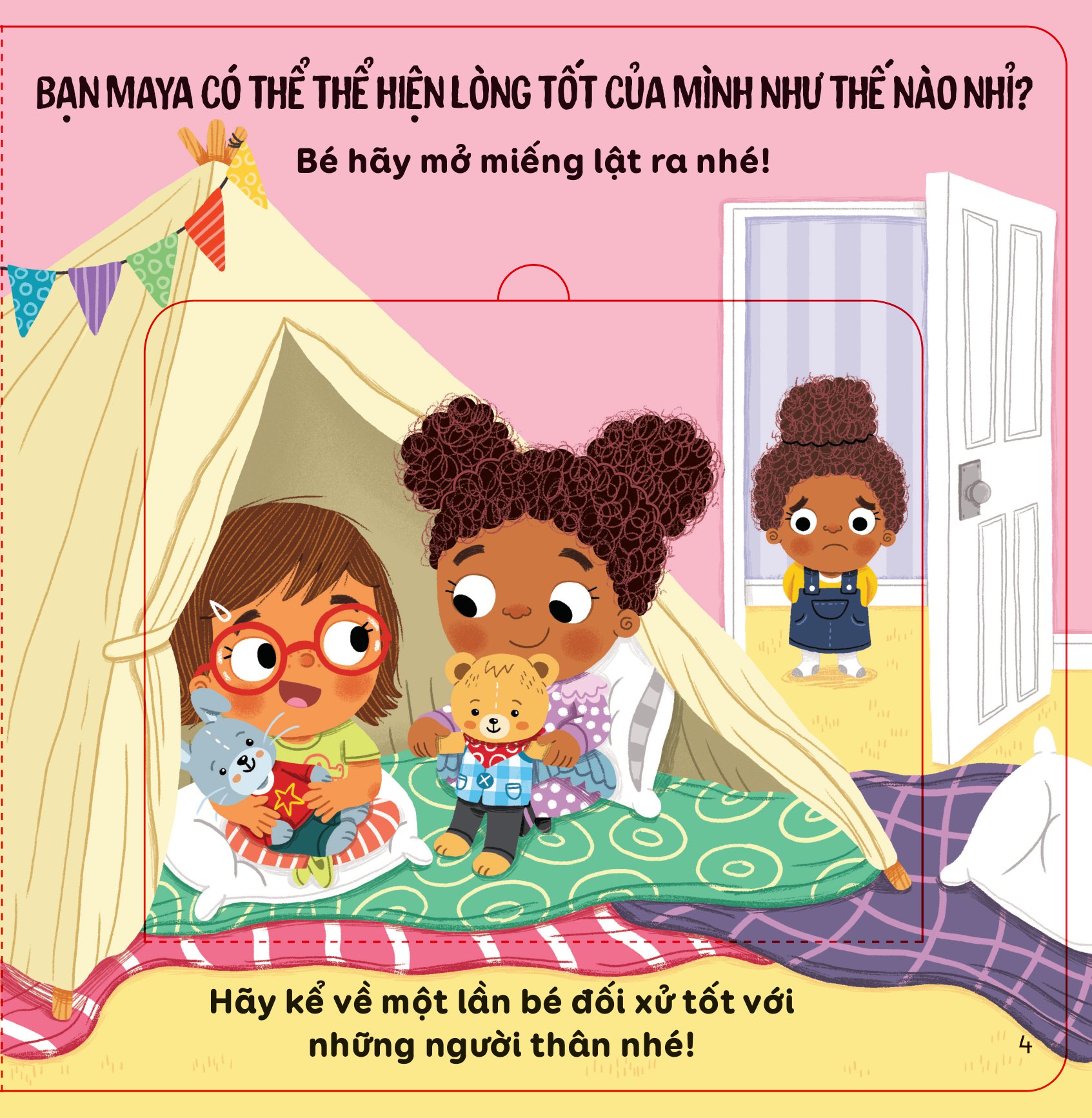 lift-the-flap - bé học cách yêu thương - bìa cứng