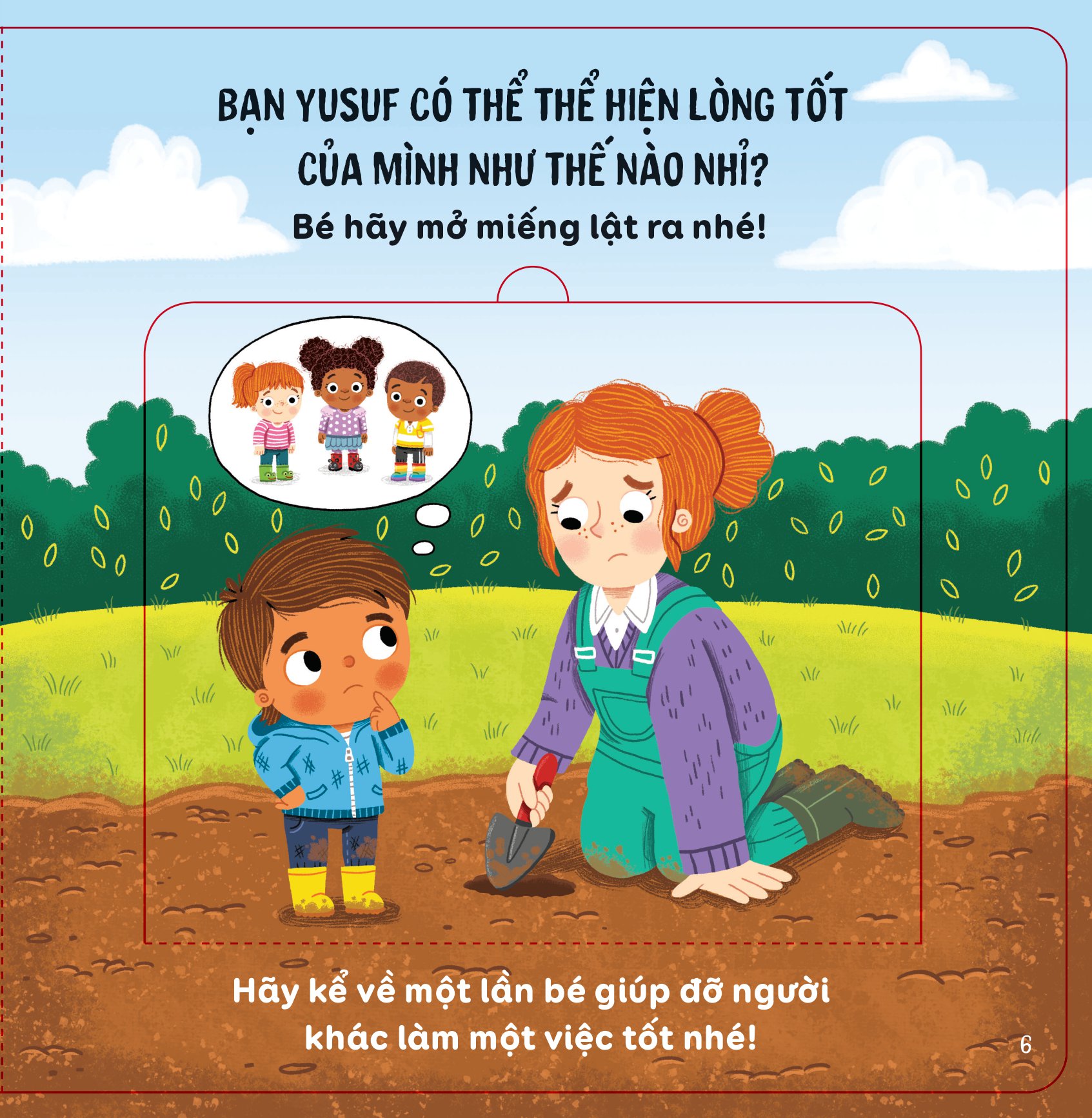 lift-the-flap - bé học cách yêu thương - bìa cứng