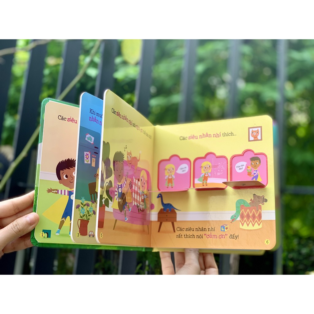 lift-the-flap - lật mở khám phá - bé ngoan ngoãn, thích làm việc tốt