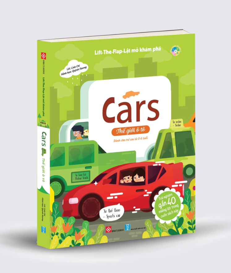 lift-the-flap-lật mở khám phá - cars - thế giới ô tô